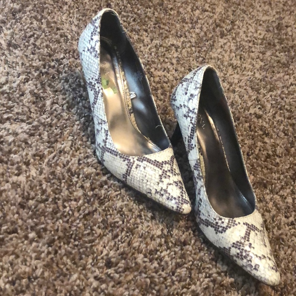 Snake Skin print shoes
